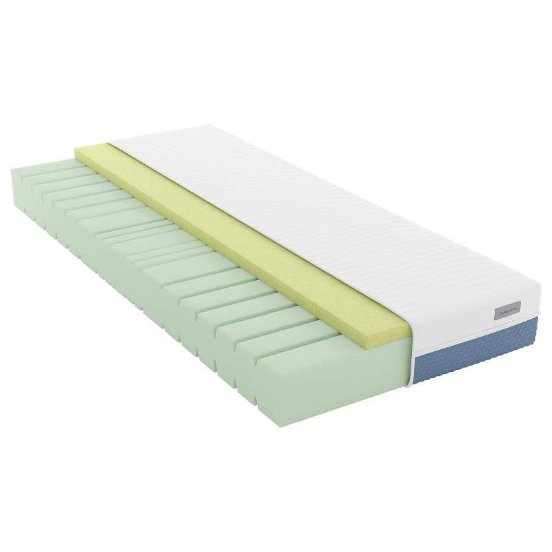 home24 Kaltschaummatratze Bultex Impulse 90 x 200cm H3 Polyester Weiß 19 cm von home24