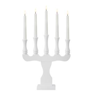 home24 Kerzenständer Rydboholm 7 x 53 x 31cm Weiß von home24