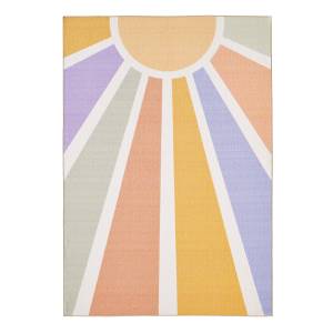 home24 Kinderteppich Play Sonnenstrahl 100 x 0 x 150cm von home24