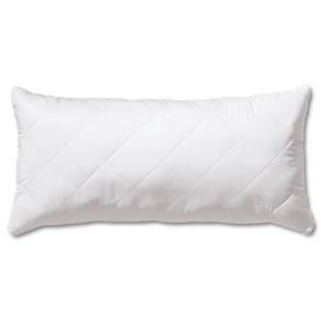 home24 Kissen Sensofill Active Weiß 40 x 80cm Baumwollstoff von home24