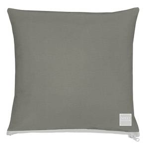 home24 Kissenbezug 3900 Grau/Dunkelgrau 40 x 40cm 100% Polyacryl von home24