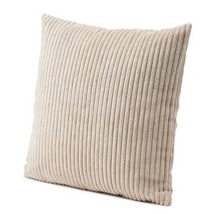 home24 Kissenbezug Anafi Weiß/Creme 40 x 40cm Microfaser von home24