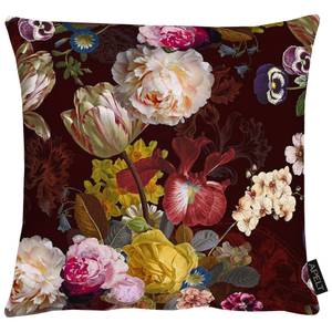 home24 Kissenbezug Herbstzeit Typ B Violett/Aubergine 40 x 40cm Mischgewebe von home24