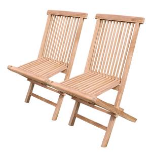 home24 Klappstuhl Java 2er-Set Teakholz Massiv, naturbelassen Braun 46 x 89 x 47cm home24 Klappstuhl Java 2er-Set Teakholz Massiv, naturbelassen Braun 46 x 89 x 47cm von home24