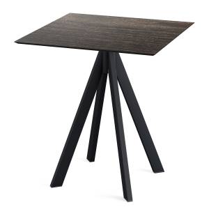 home24 Klapptisch Idomi rechteckig A Tischplatte: Holzverbundplatte, melaminbeschichtet Gestell: Edelstahl, pulverbeschichtet 70 x 70 x 73cm von home24
