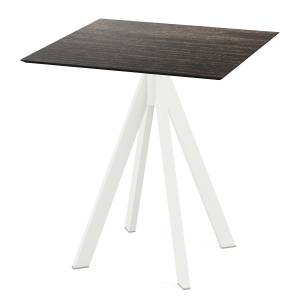 home24 Klapptisch Idomi rechteckig A Tischplatte: Holzverbundplatte, melaminbeschichtet Gestell: Edelstahl, pulverbeschichtet 70 x 70 x 73cm von home24