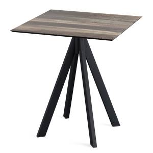 home24 Klapptisch Idomi rechteckig A Tischplatte: Holzverbundplatte, melaminbeschichtet Gestell: Edelstahl, pulverbeschichtet 70 x 70 x 73cm von home24