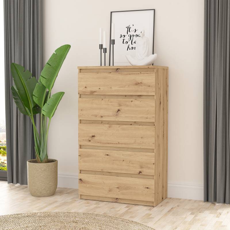 home24 Kommode 128cm Braun von home24
