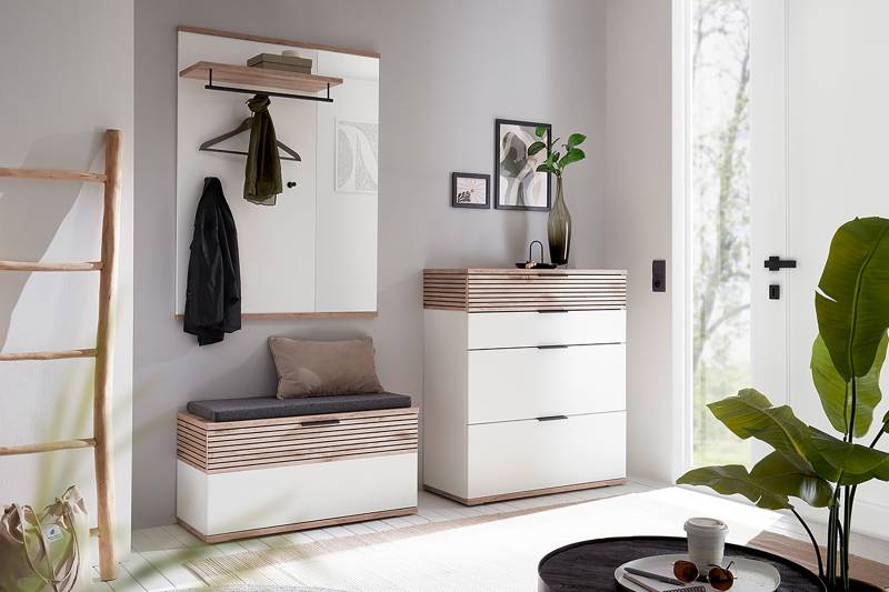 home24 Kommode 90 x 102 x 37cm Weiß von home24
