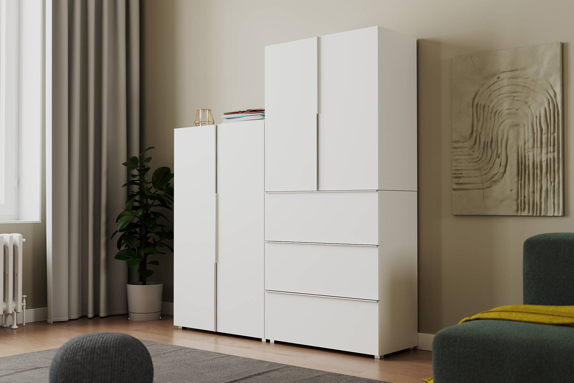 home24 Kommode Orsa mit Türen 76 x 84 x 38cm Weiß home24 Kommode Orsa mit Türen 76 x 84 x 38cm Weiß von home24