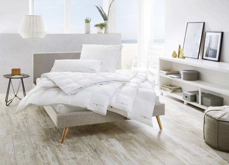 home24 Kopfkissen Gitta Typ B Weiß/Weiß 80 x 80cm Feiner Mako-Batist von home24