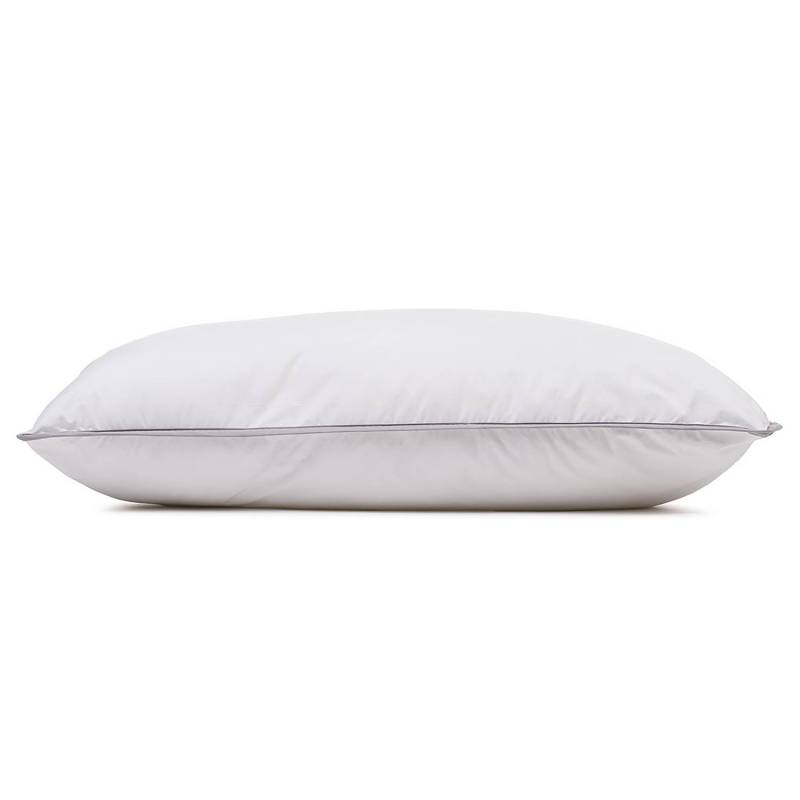 home24 Kopfkissen Prima Loft Weiß/Weiß 40 x 80 cm Microfaser von home24