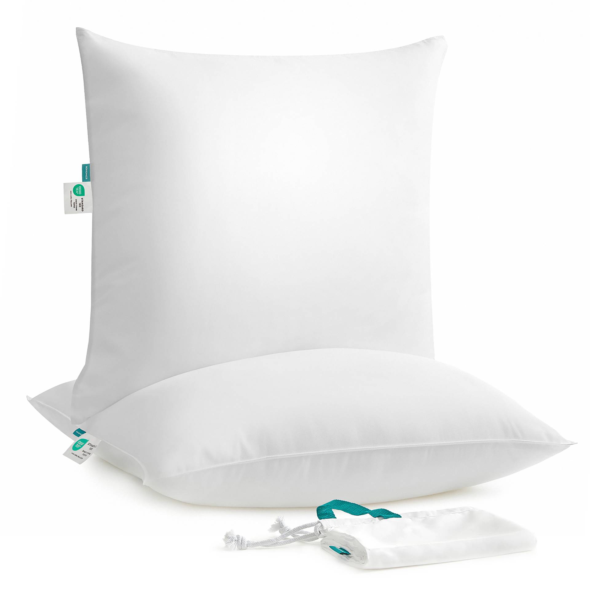 home24 Kopfkissen Tirader Typ B 2er-Set Weiß/Weiß 80 x 20 x 80cm Andere home24 Kopfkissen Tirader Typ B 2er-Set Weiß/Weiß 80 x 20 x 80cm Andere von home24