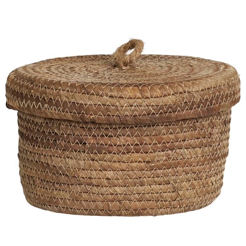 home24 Korb-Set Desio 2-teilig 24 x 16 x 24cm Braun von home24