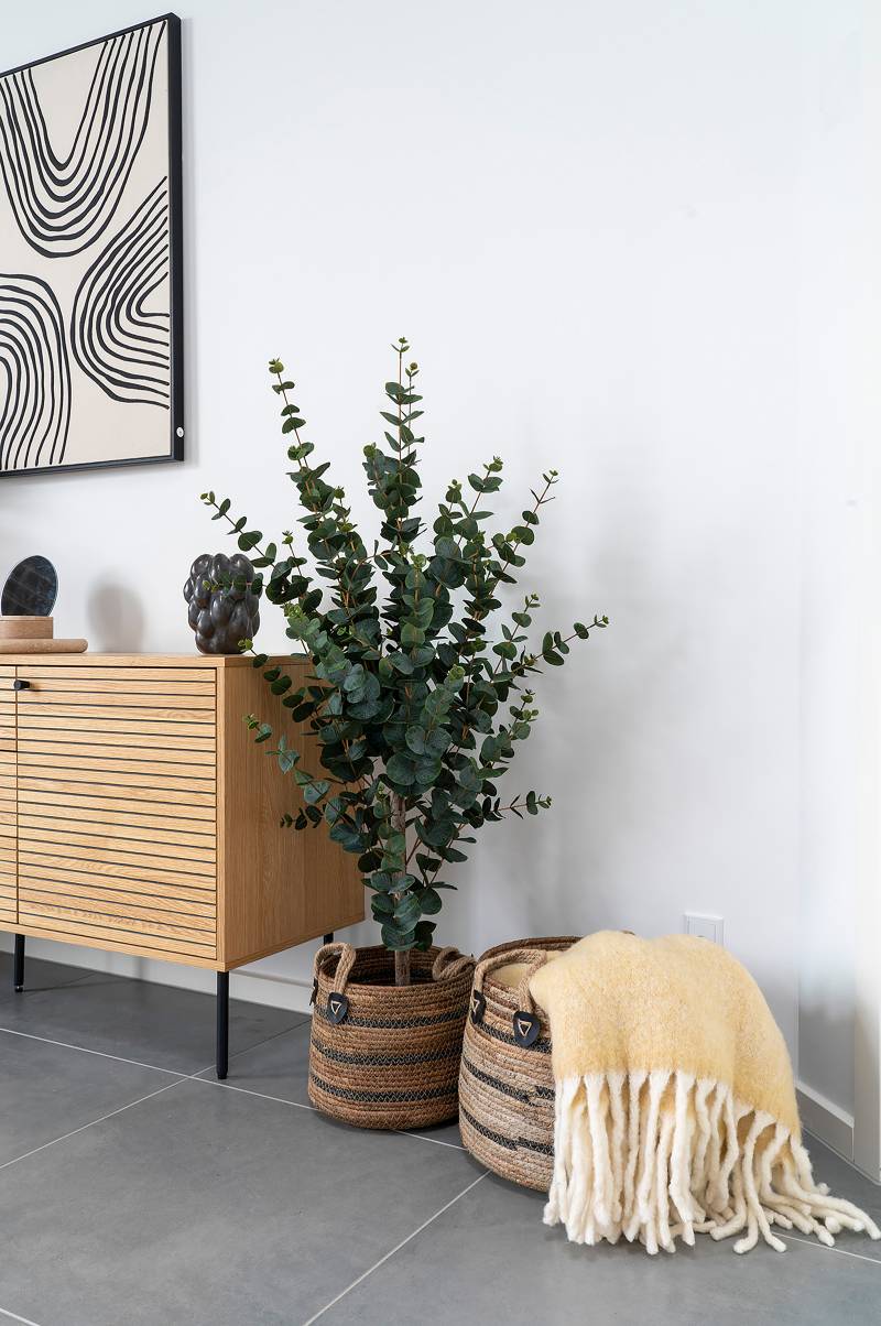 home24 Korb-Set Erba 2-teilig 39 x 29 x 39cm Braun von home24