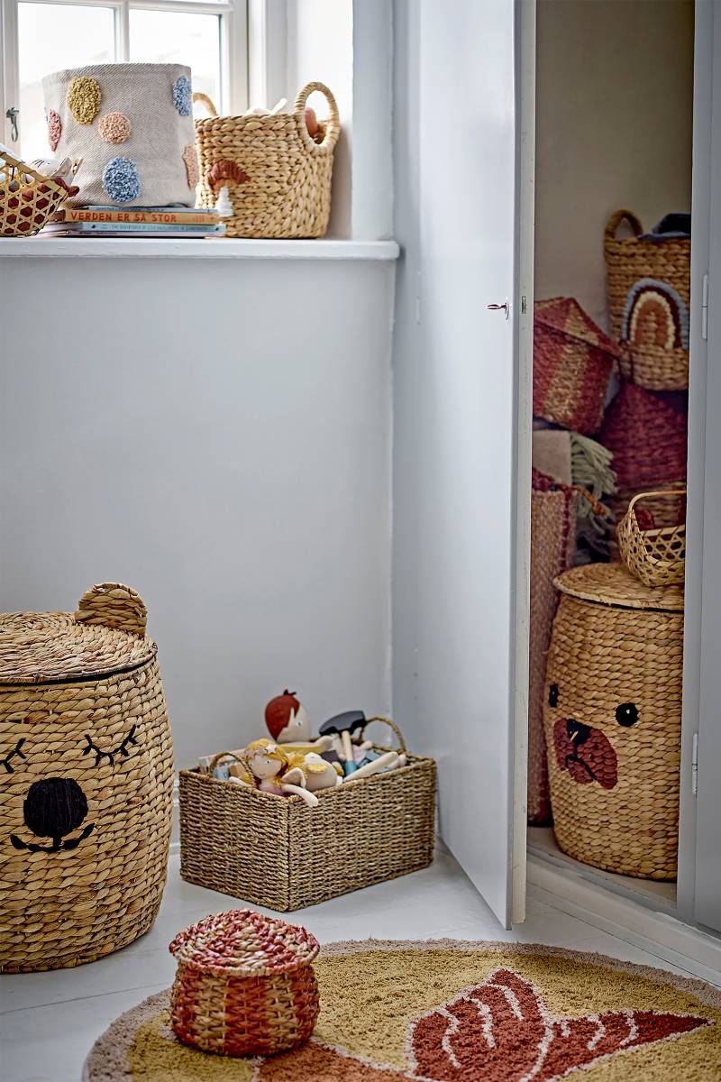 home24 Korb mit Deckel Dolma 50 x 42 x 42cm Braun von home24