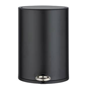 home24 Kosmetik Treteimer 3L 185 x 255 x 245cm Schwarz/Schwarz von home24