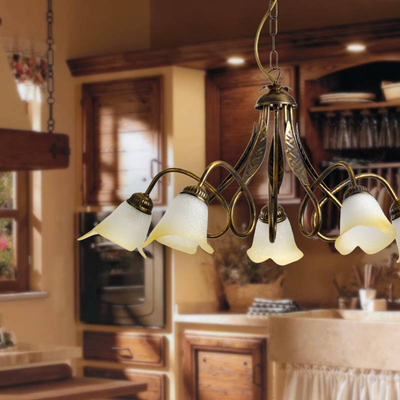 home24 Kronleuchter Doppio Giro 75 x 82 x 75cm Kupfer/Weiß/Kupfer 5 Glasart: satiniertes Glas Material: Glas, Metall Metallart: Eisen Oberfläche home24 Kronleuchter Doppio Giro 75 x 82 x 75cm Kupfer/Weiß/Kupfer 5 Glasart: satiniertes Glas Material: Glas, Metall Metallart: Eisen Oberfläche von home24