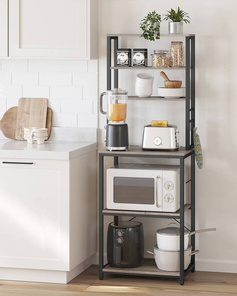 home24 Küchenregal Jamban 167 cm 60 x 167 x 40cm Grau/Taupe home24 Küchenregal Jamban 167 cm 60 x 167 x 40cm Grau/Taupe von home24