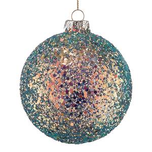 home24 Weihnachtskugel Glitter 10 x 10 x 10cm Glas von home24