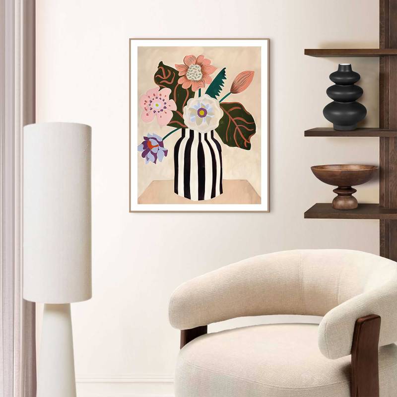 home24 Kunstdruck Funky Flowers MDF - Mitteldichte Holfaserplatte Multicolor/Multicolor 40 x 50 x 1cm home24 Kunstdruck Funky Flowers MDF - Mitteldichte Holfaserplatte Multicolor/Multicolor 40 x 50 x 1cm von home24