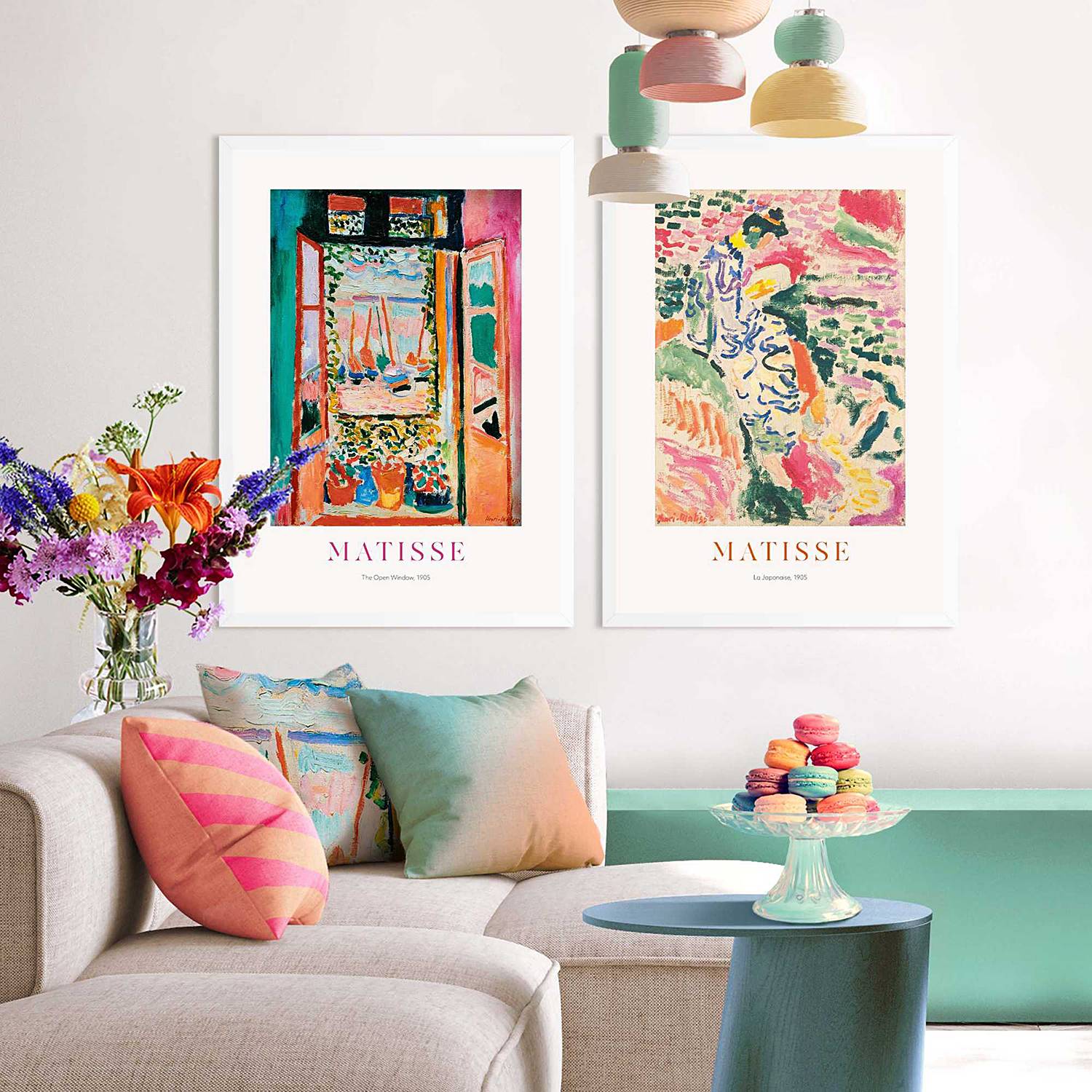 home24 Kunstdruck-Set Matisse Window 2-teilig Gerahmtes Holzbild, beschichtet Multicolor/Multicolor home24 Kunstdruck-Set Matisse Window 2-teilig Gerahmtes Holzbild, beschichtet Multicolor/Multicolor von home24