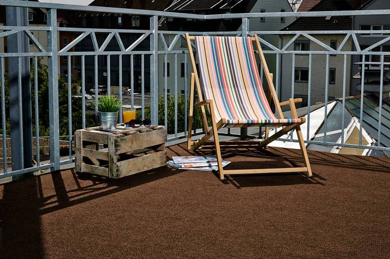 home24 Kunstrasen Field Braun/Braun Polypropylen 200 x 600cm von home24