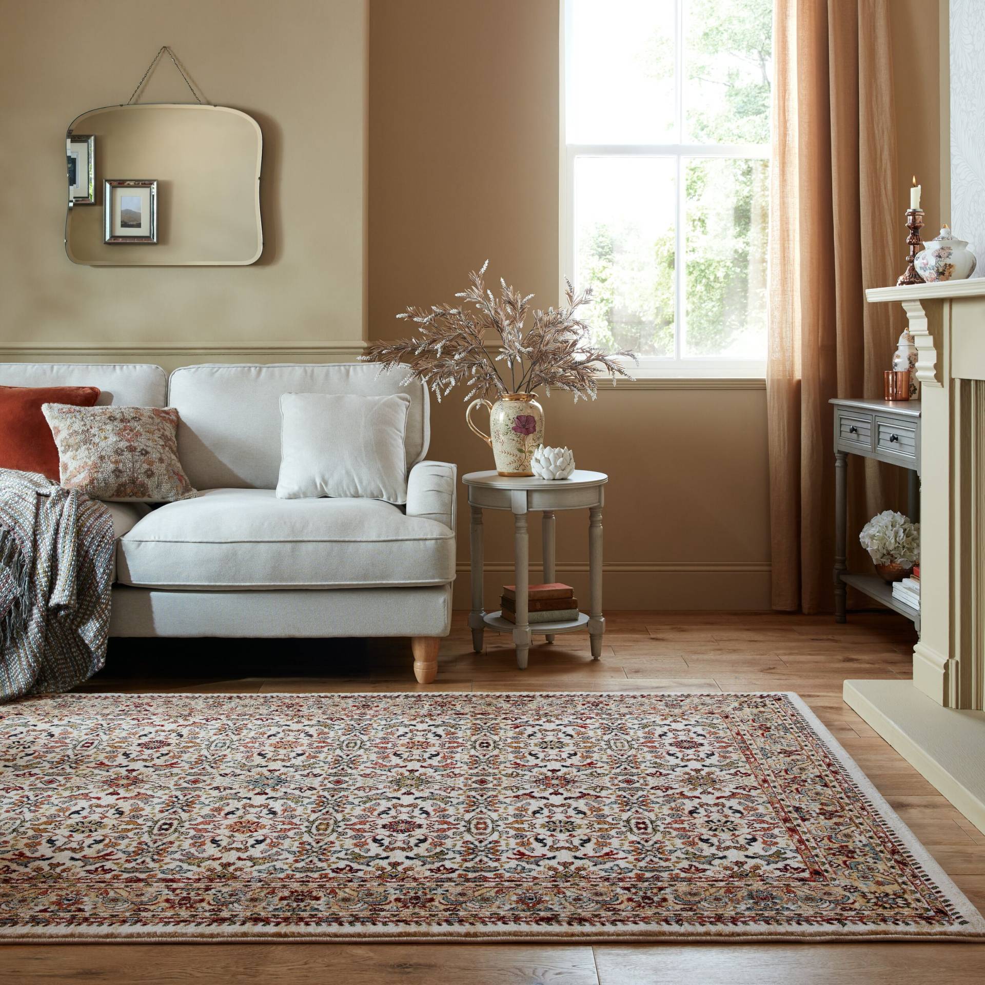 home24 Kurzflorteppich Sandford Beige/Beige 160 x 230cm Webstoff home24 Kurzflorteppich Sandford Beige/Beige 160 x 230cm Webstoff von home24