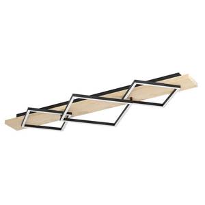 home24 LED-Deckenleuchte Boyal Typ B 101 x 10 x 41cm Braun 3 Material: Holzwerkstoff, Metall, Kunststoff Metallart: Stahl Oberfläche Holz: von home24
