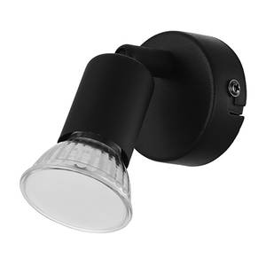 home24 LED-Deckenleuchte Buzz Ø 6cm Schwarz 1 Material: Metall Metallart: Stahl Oberfläche Metall: Lackiert LED GU10 von home24