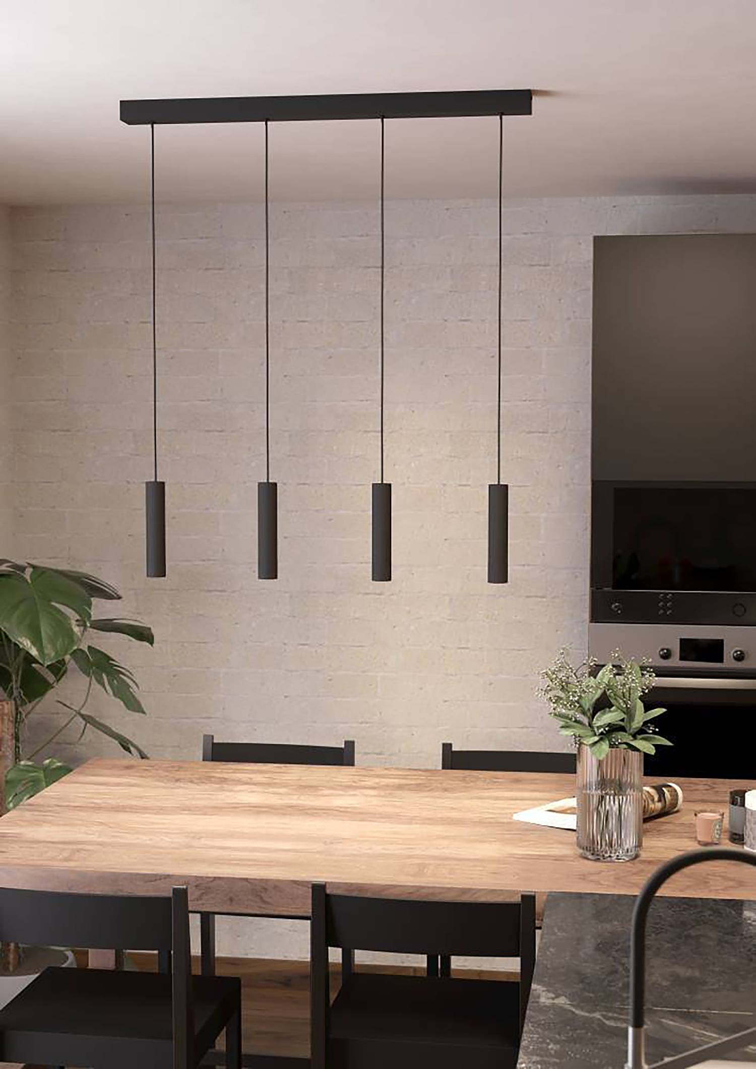 home24 LED-Pendelleuchte Almudaina 6 x 110 x 84cm Schwarz Material: Metall Metallart: Aluminium Oberfläche Metall: Lackiert Nicht austauschbare LEDs home24 LED-Pendelleuchte Almudaina 6 x 110 x 84cm Schwarz Material: Metall Metallart: Aluminium Oberfläche Metall: Lackiert Nicht austauschbare LEDs von home24