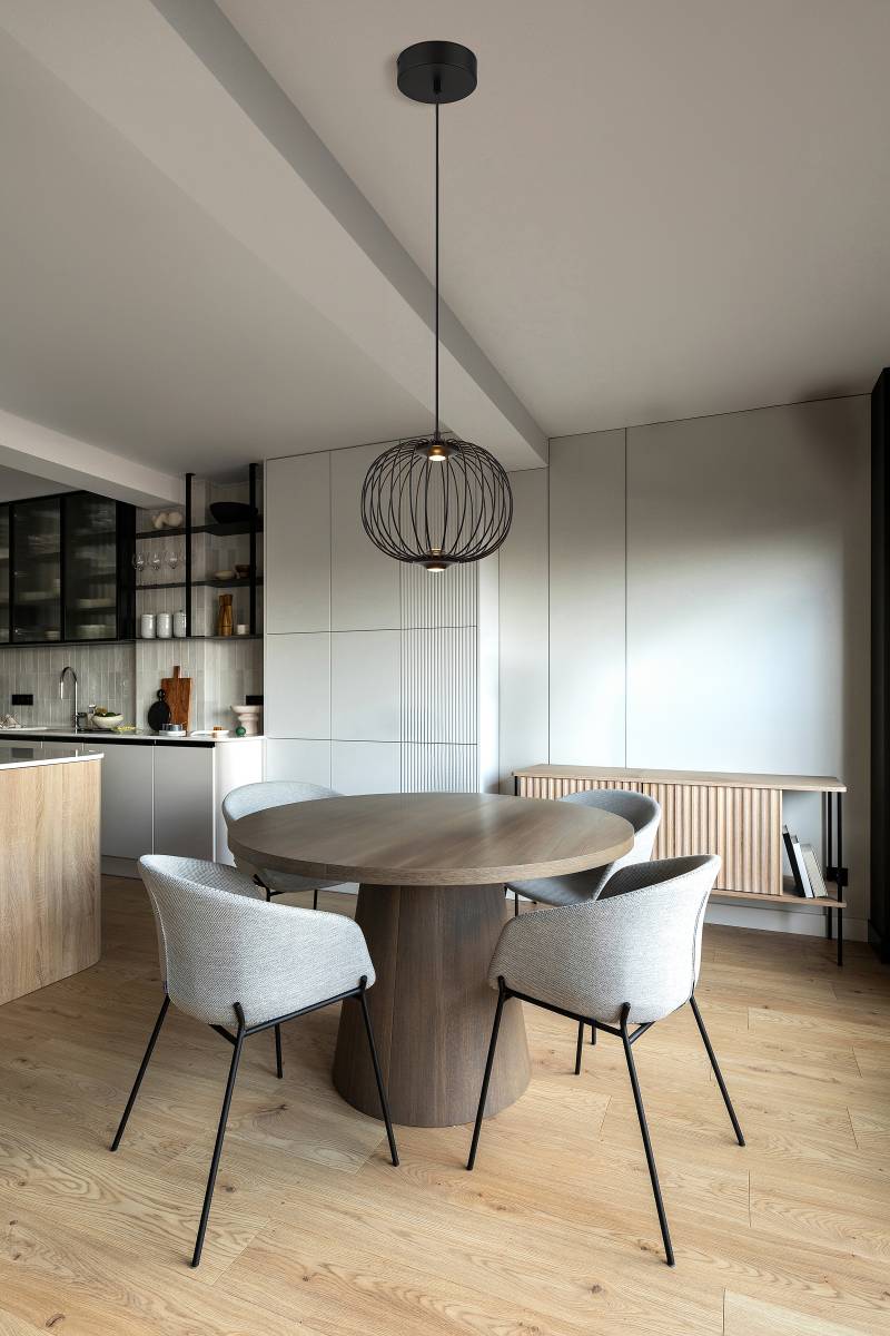 home24 LED-Pendelleuchte Galway Typ B Ø 30cm Schwarz/Schwarz Material: Metall Oberfläche Metall: Lackiert Nicht austauschbare LEDs LED-Platine von home24