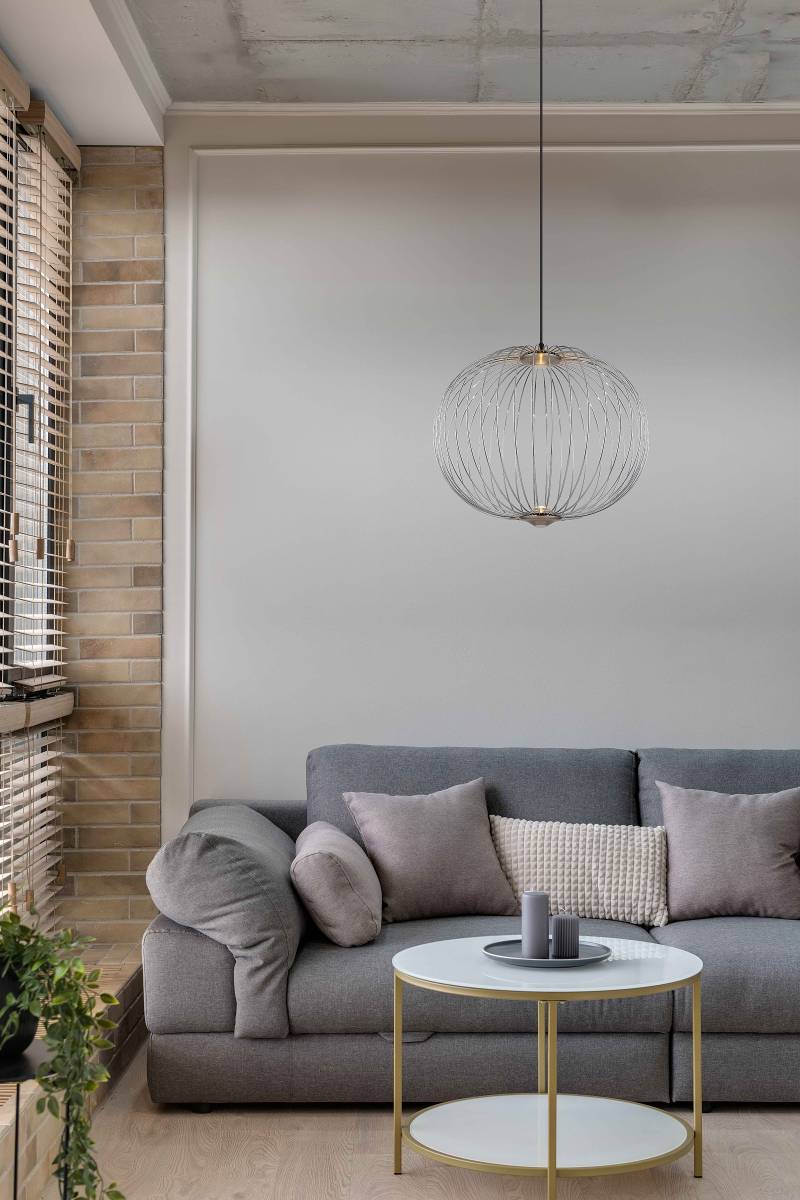 home24 LED-Pendelleuchte Galway Typ C Ø 50cm Silber/Silber Material: Metall Oberfläche Metall: Lackiert Nicht austauschbare LEDs LED-Platine von home24