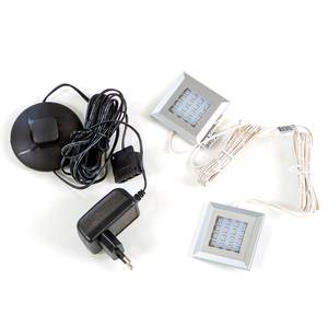 home24 LED-Spot Porog 1 x 1 x 1cm Silber 2er Set Kunststoff home24 LED-Spot Porog 1 x 1 x 1cm Silber 2er Set Kunststoff von home24