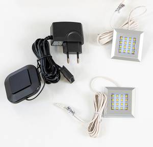 home24 LED-Spot Porog 2er-Set Typ A 1 x 1 x 1cm Silber Aluminium home24 LED-Spot Porog 2er-Set Typ A 1 x 1 x 1cm Silber Aluminium von home24
