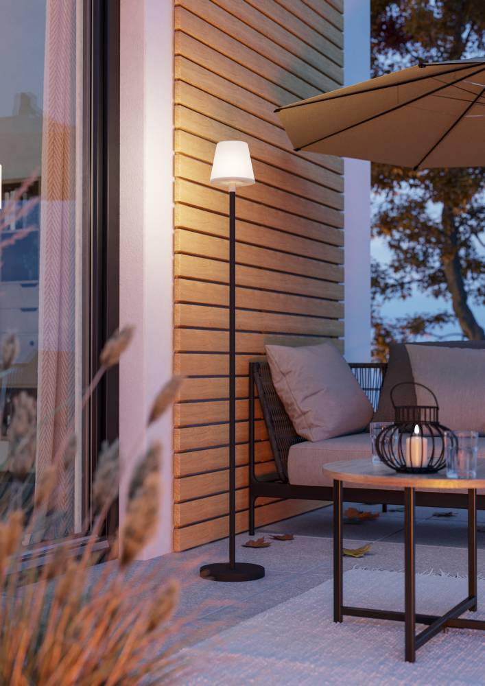 home24 LED-Stehleuchte Montapalma Typ B 15 x 140 x 15cm Weiß Stahl, lackiert Polycarbonat LED LED-Platine von home24