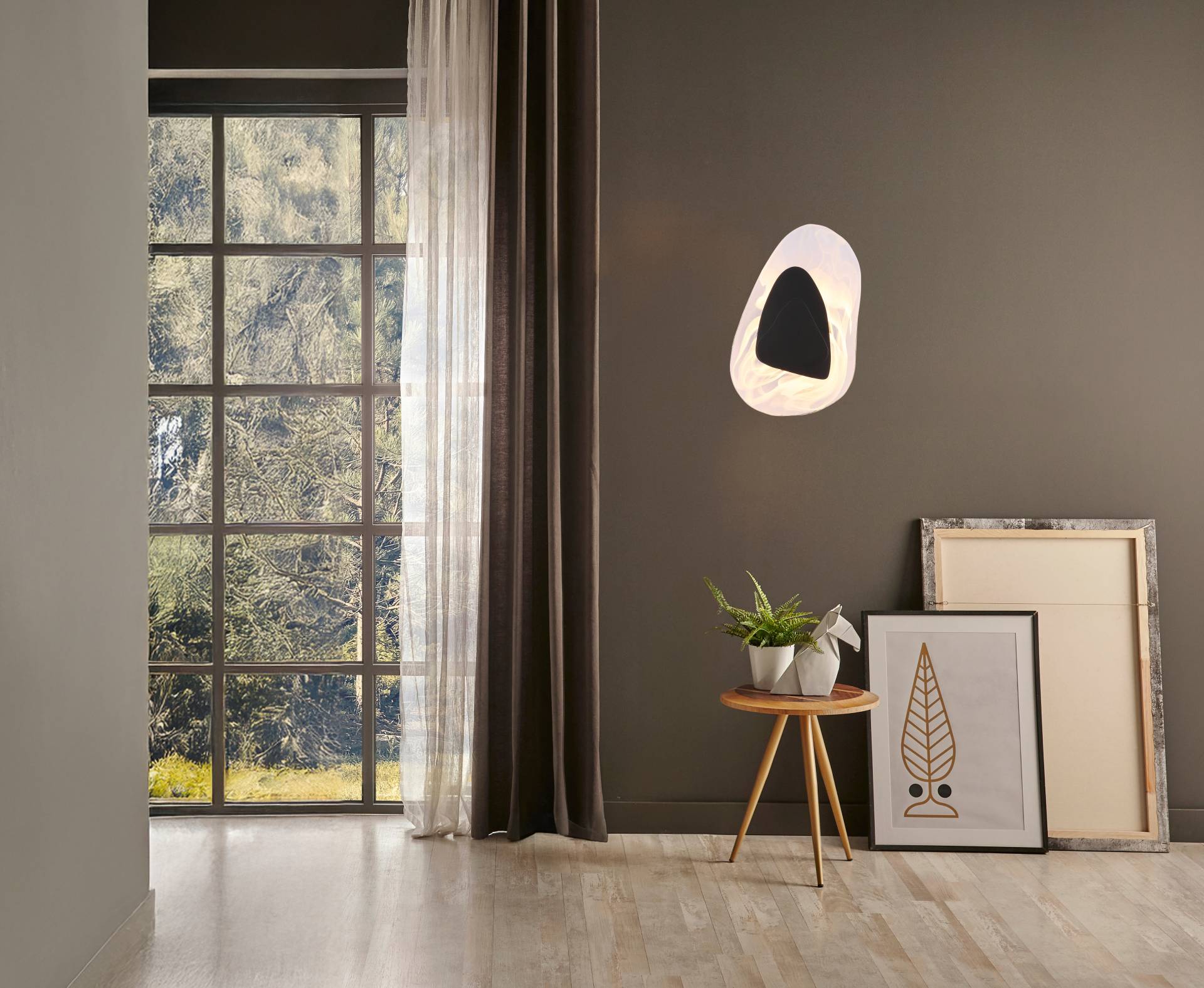 home24 LED-Wandleuchte Dorsey 20 x 32 x 8cm Schwarz/Durchsichtig/Schwarz Glasart: Klarglas Material: Glas, Metall Metallart: Eisen Oberfläche Metall: home24 LED-Wandleuchte Dorsey 20 x 32 x 8cm Schwarz/Durchsichtig/Schwarz Glasart: Klarglas Material: Glas, Metall Metallart: Eisen Oberfläche Metall: von home24