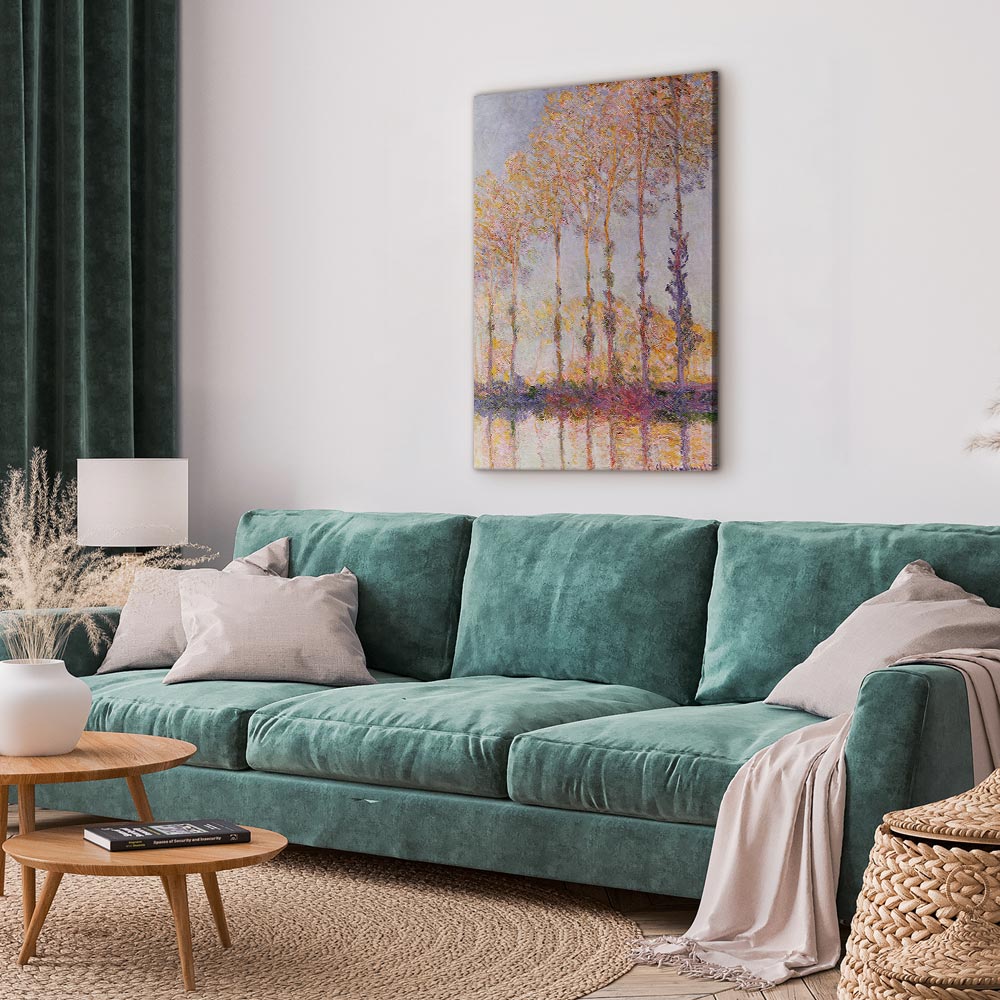 home24 Leinwandbild Poplars on the Bank Filz Grau/Grau 60 x 90cm home24 Leinwandbild Poplars on the Bank Filz Grau/Grau 60 x 90cm von home24