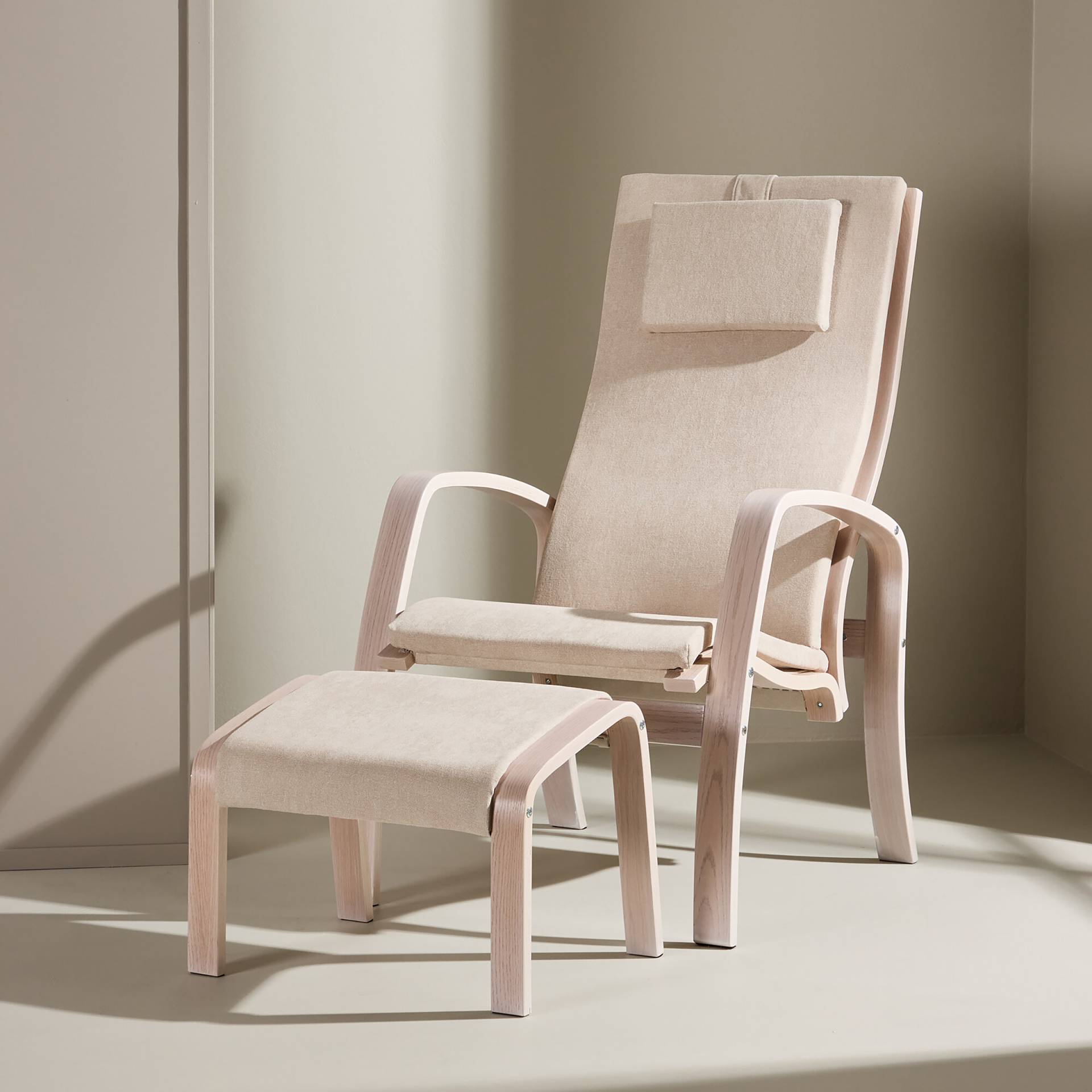 home24 Loungesessel Grötö Grau/Beige Webstoff 63 x 104 x 80cm home24 Loungesessel Grötö Grau/Beige Webstoff 63 x 104 x 80cm von home24