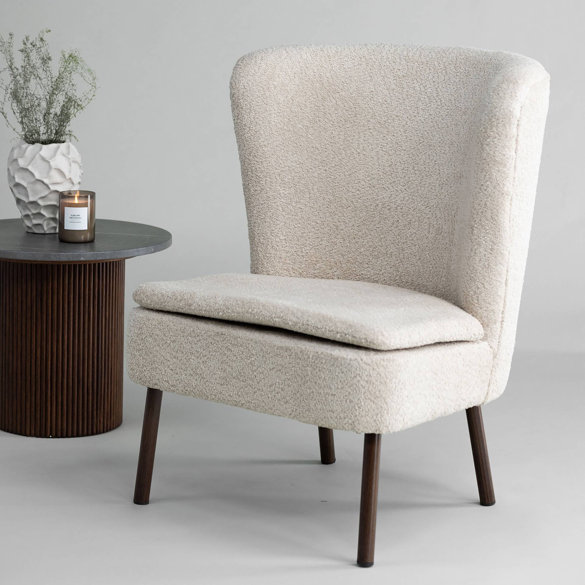 home24 Loungesessel Hällsö Beige Webstoff 66 x 92 x 80cm home24 Loungesessel Hällsö Beige Webstoff 66 x 92 x 80cm von home24