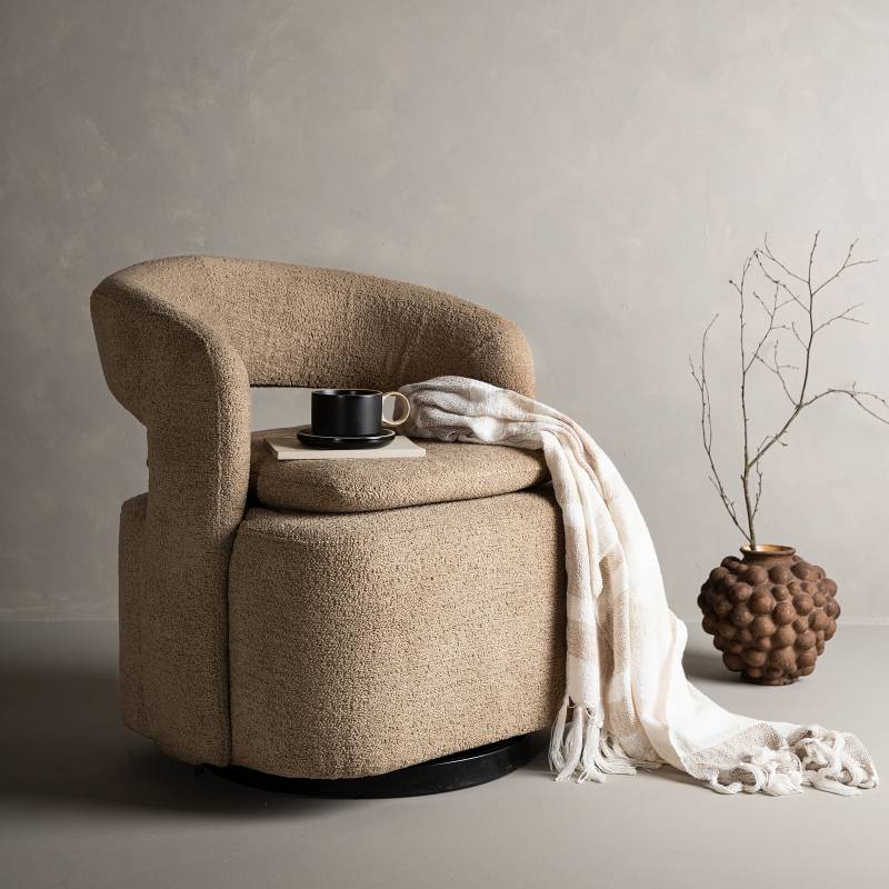 home24 Loungesessel Laurel Braun/Braun Webstoff 69 x 75 x 72cm home24 Loungesessel Laurel Braun/Braun Webstoff 69 x 75 x 72cm von home24