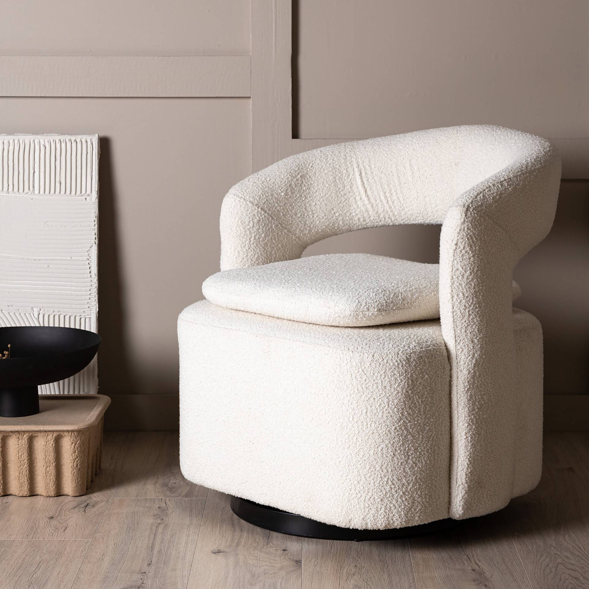 home24 Loungesessel Laurel Weiß/Weiß Webstoff 69 x 71 x 70cm home24 Loungesessel Laurel Weiß/Weiß Webstoff 69 x 71 x 70cm von home24