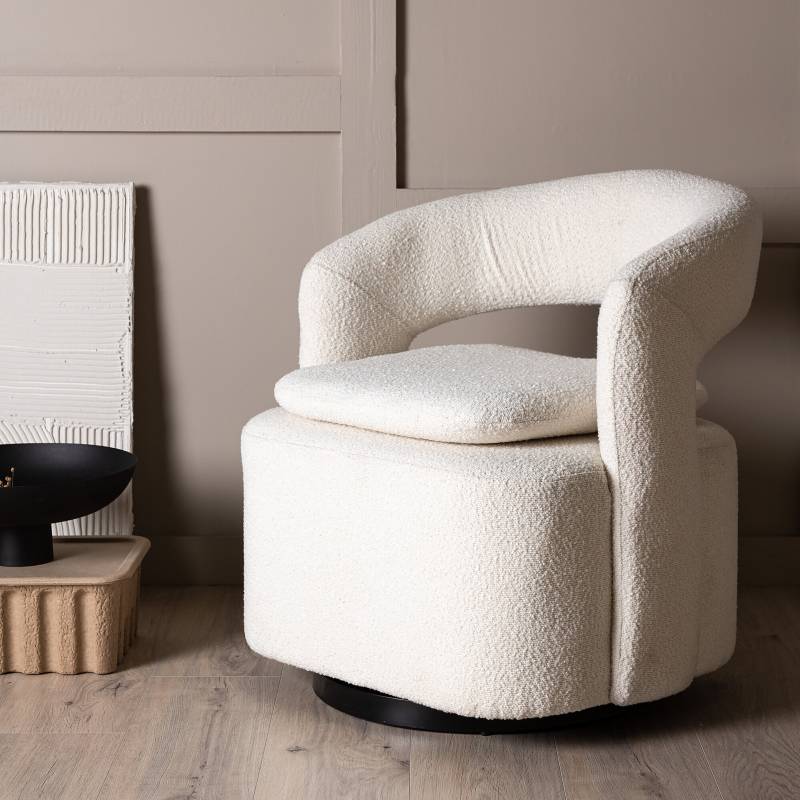 home24 Loungesessel Laurel Weiß/Weiß Webstoff 69 x 71 x 70cm home24 Loungesessel Laurel Weiß/Weiß Webstoff 69 x 71 x 70cm von home24