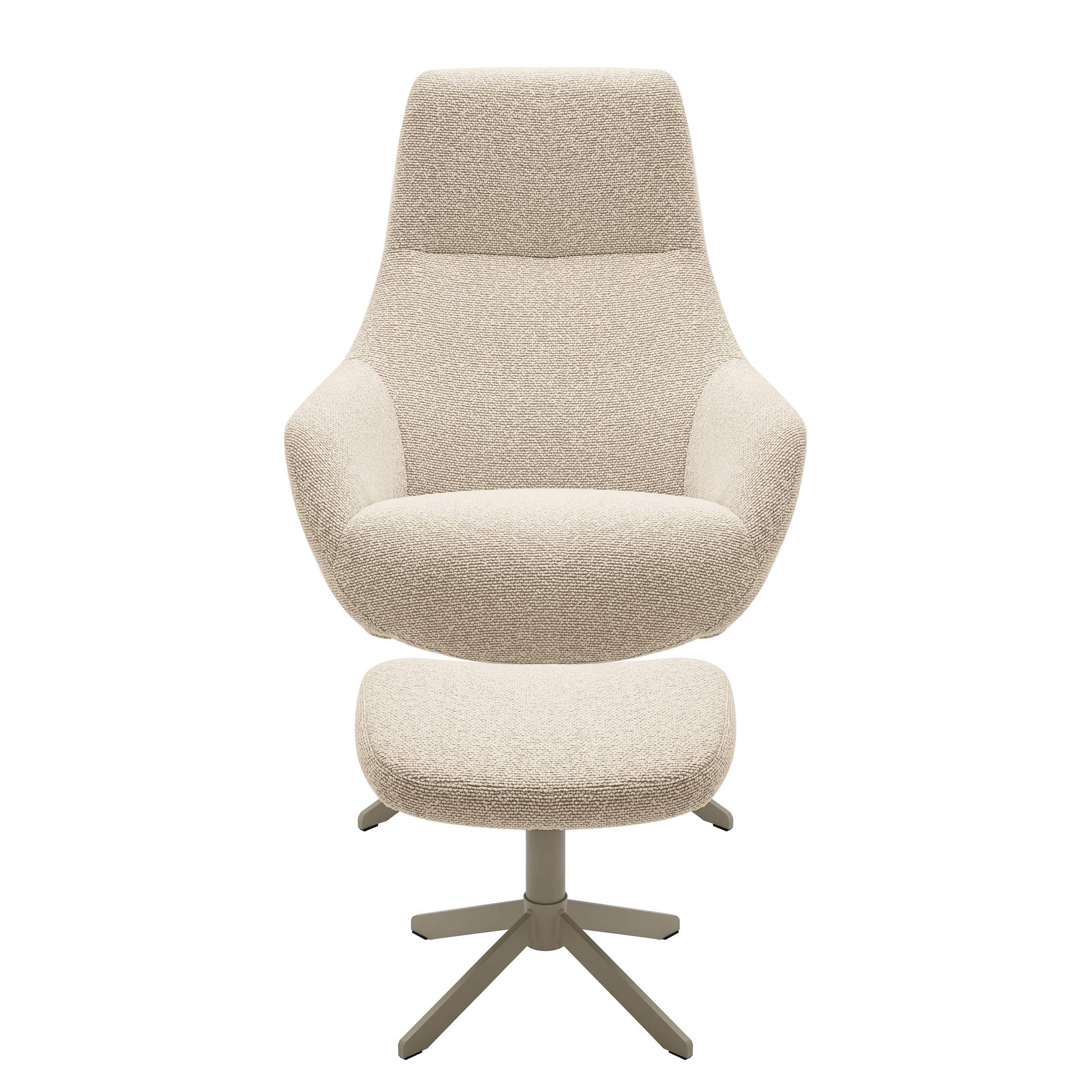 home24 Loungesessel GUS mit Hocker Beige Strukturstoff Libia Beige 76 x 100 x 81cm home24 Loungesessel GUS mit Hocker Beige Strukturstoff Libia Beige 76 x 100 x 81cm von home24