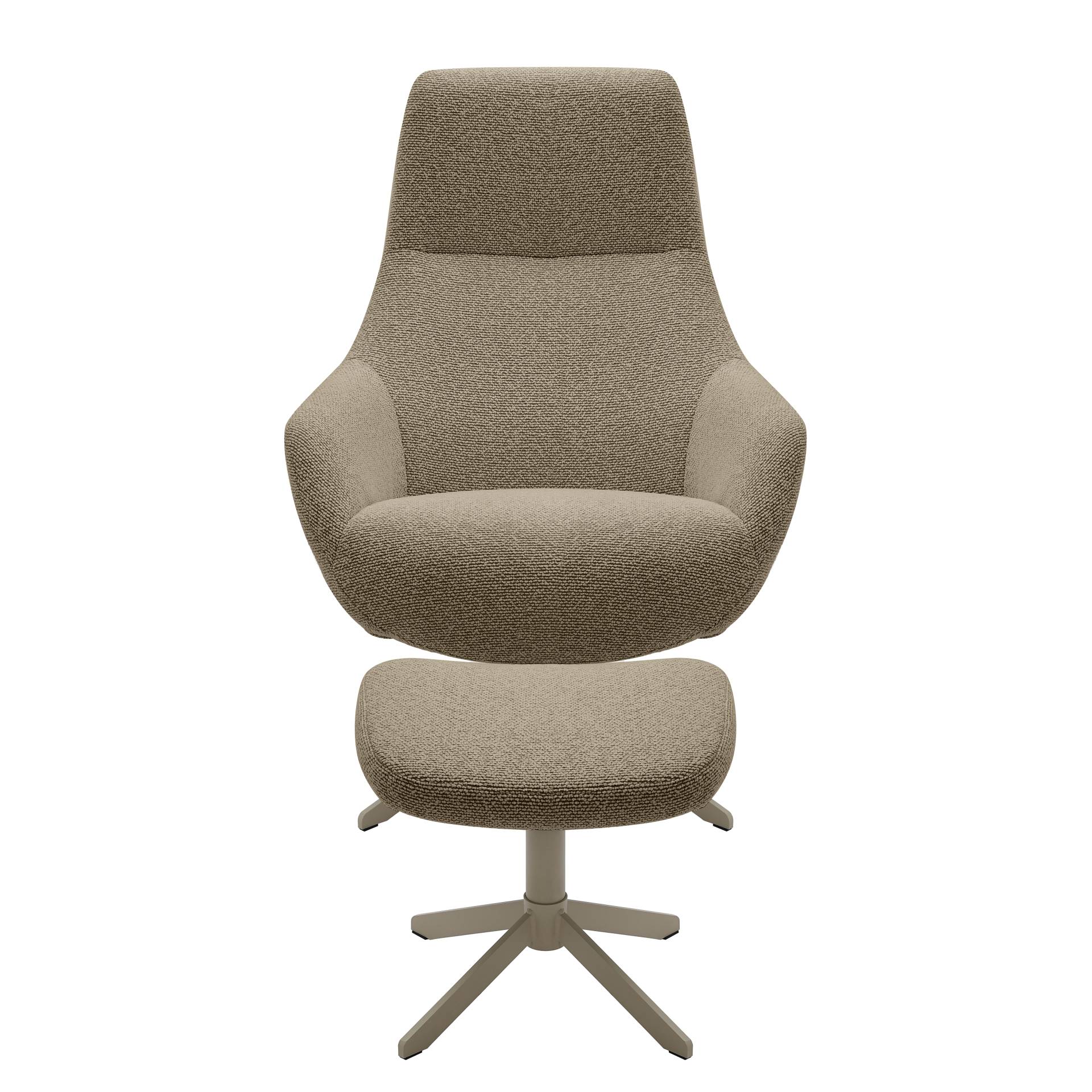 home24 Loungesessel GUS mit Hocker Beige Strukturstoff Libia Beige 76 x 100 x 81cm home24 Loungesessel GUS mit Hocker Beige Strukturstoff Libia Beige 76 x 100 x 81cm von home24