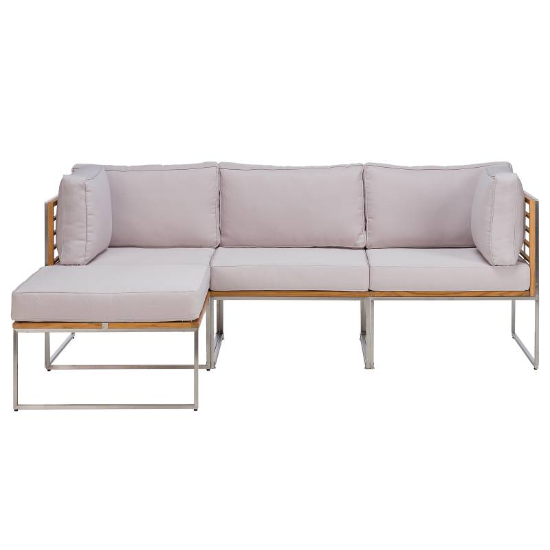 home24 Loungeset 4-teilig Kombi C 210 x 74 x 140cm Grau/Hellgrau home24 Loungeset 4-teilig Kombi C 210 x 74 x 140cm Grau/Hellgrau von home24