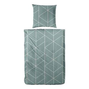 home24 Mako-Satin-Bettwäsche Golden 155 x 220 cm + Kissen 80 x 80 cm Grün/Petrol/Grau home24 Mako-Satin-Bettwäsche Golden 155 x 220 cm + Kissen 80 x 80 cm Grün/Petrol/Grau von home24