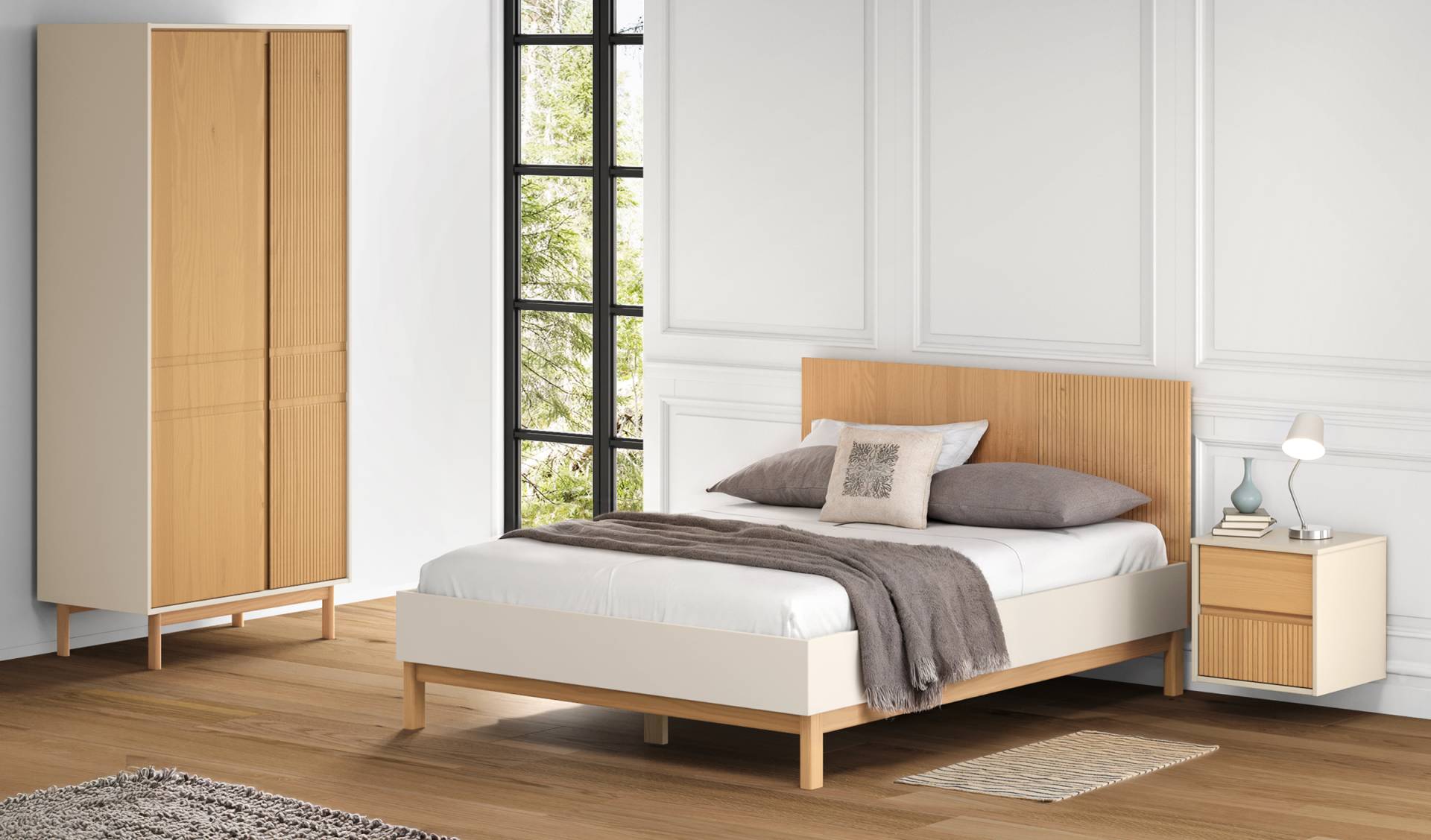 home24 Massive Hänge-Nachtkommode 41 x 39 x 35cm Braun/Beige/Pinie Creme home24 Massive Hänge-Nachtkommode 41 x 39 x 35cm Braun/Beige/Pinie Creme von home24