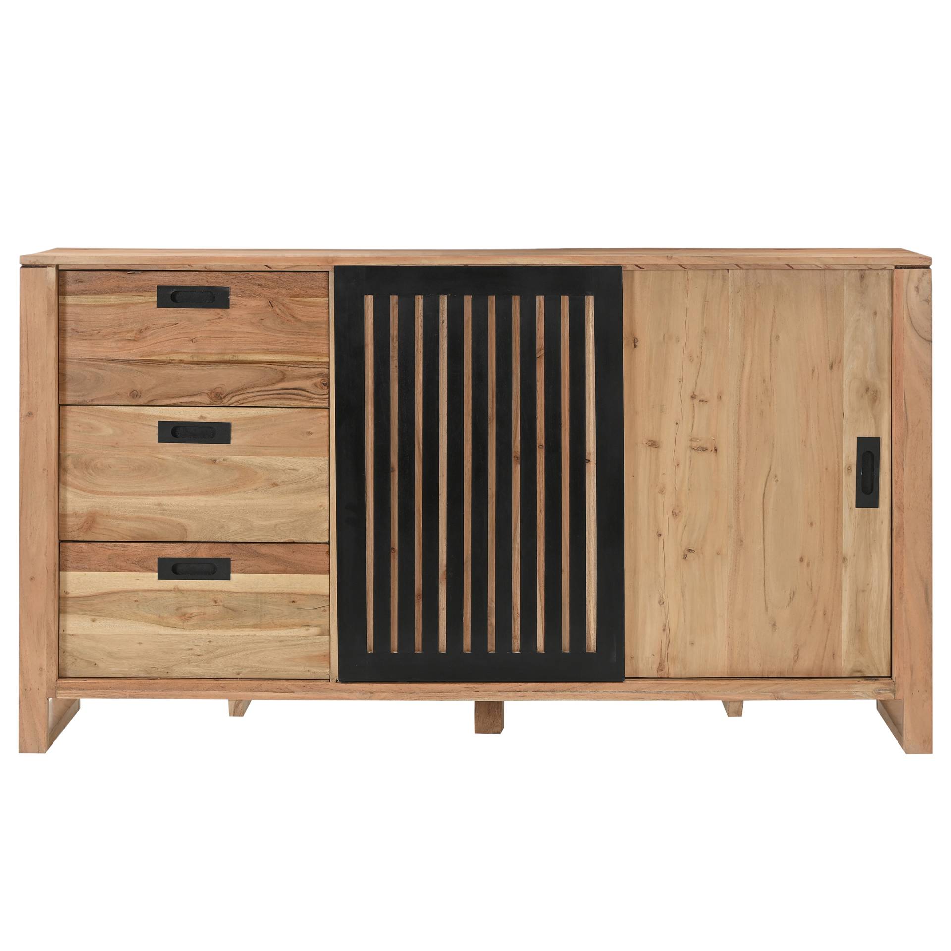 home24 Massives Sideboard Avaio 160 x 90 x 40cm Braun/Beige home24 Massives Sideboard Avaio 160 x 90 x 40cm Braun/Beige von home24