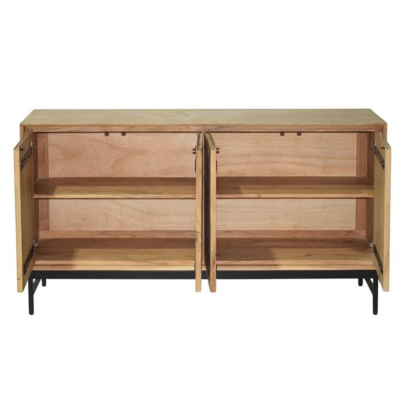 home24 Massives Sideboard Sakas 160 x 85 x 40cm von home24